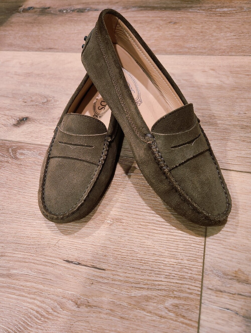 Tods Driving Moc Suede